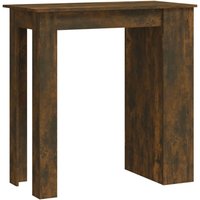 Bonnevie - Bartisch mit Regal Räuchereiche 102x50x103,5cm Holzwerkstoff vidaXL von BONNEVIE