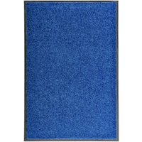 Bonnevie - Fußmatte,Türvorleger Waschbar Blau 60x90 cm vidaXL von BONNEVIE