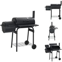 Grills - Living Klassischer Holzkohlegrill Barbecue Smoker - Schwarz von VIDAXL