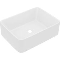 Luxus-Waschbecken Matt Weiß 41x30x12 cm Keramik Vidaxl Luxus-Waschbecken Matt Weiß 41x30x12 cm Keramik Vidaxl von VIDAXL