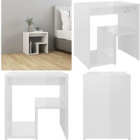 Vidaxl - Nachttisch Hochglanz-Weiß 40x30x40 cm Holzwerkstoff - Nachttisch - Wohnzimmer Dekoration - Holzwerkstoff Möbel - Weißes Möbelstück - Kommode Vidaxl - Nachttisch Hochglanz-Weiß 40x30x40 cm Holzwerkstoff - Nachttisch - Wohnzimmer Dekoration - Holzwerkstoff Möbel - Weißes Möbelstück - Kommode von VIDAXL