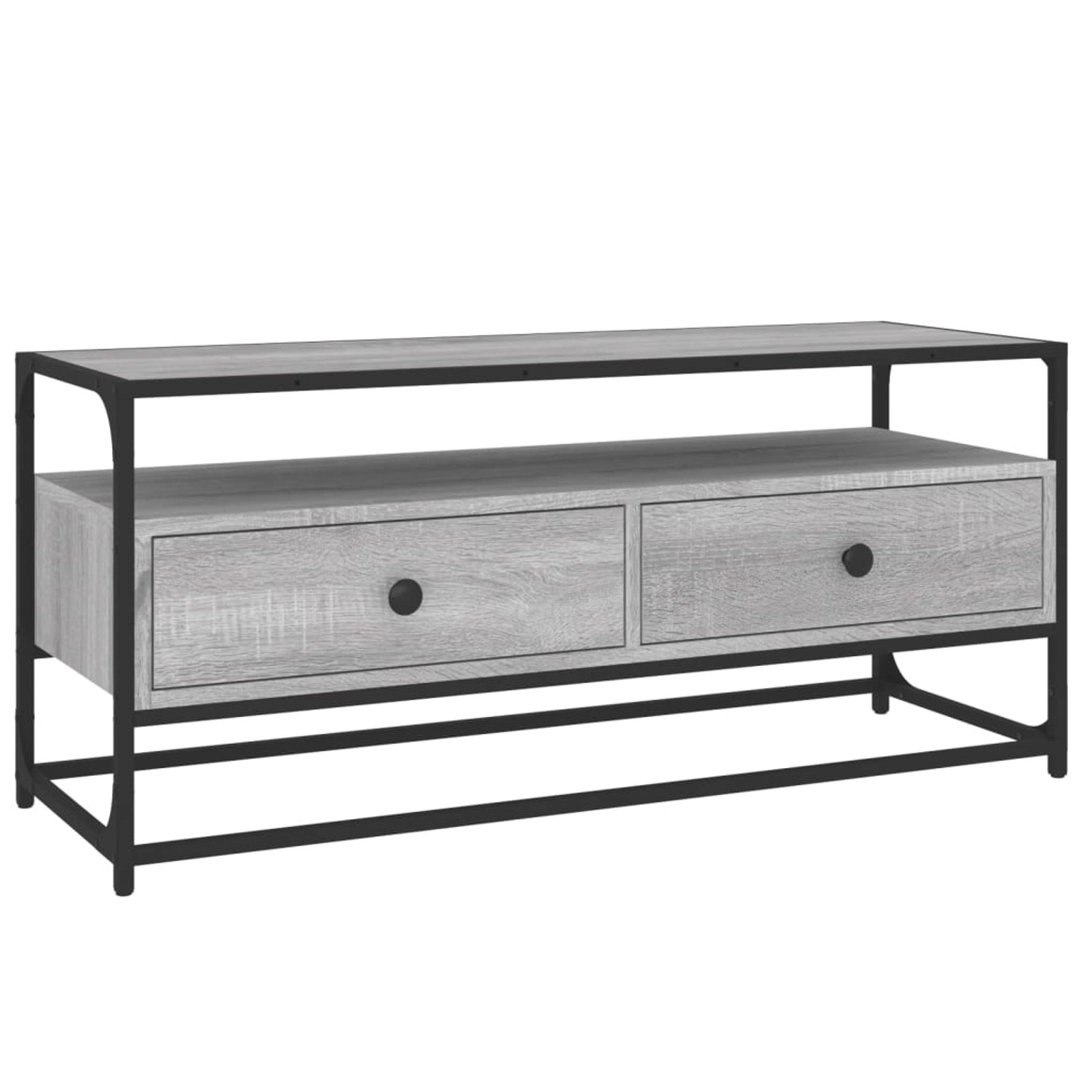 VidaXL TV-Schrank Grau Sonoma 100x35x40 cm Holzwerkstoff Modell 6 VidaXL TV-Schrank Grau Sonoma 100x35x40 cm Holzwerkstoff Modell 6 von VIDAXL