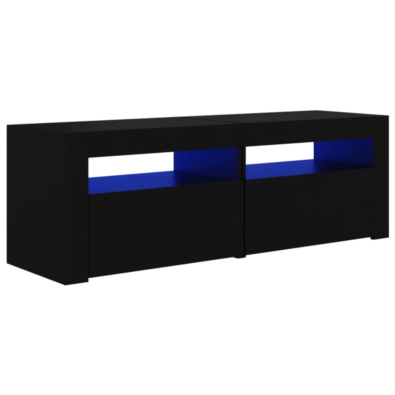 VidaXL TV-Schrank mit LED-Leuchten Schwarz 120x35x40 cm Modell 3 VidaXL TV-Schrank mit LED-Leuchten Schwarz 120x35x40 cm Modell 3 von VIDAXL