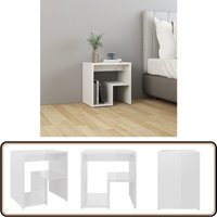 Vidaxl - Nachttisch Hochglanz-Weiß 40x30x40 cm Holzwerkstoff - Nachttisch - Wohnzimmer Dekoration - Holzwerkstoff Möbel - Weißes Möbelstück - Kommode Vidaxl - Nachttisch Hochglanz-Weiß 40x30x40 cm Holzwerkstoff - Nachttisch - Wohnzimmer Dekoration - Holzwerkstoff Möbel - Weißes Möbelstück - Kommode von VIDAXL