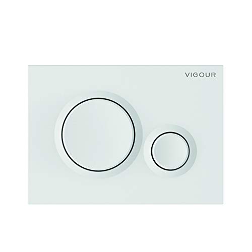 VIGOUR Betätigungsplatte DON weiss für 2-Mengen-Spültechnik V1DON VIGOUR Betätigungsplatte DON weiss für 2-Mengen-Spültechnik V1DON von VIGOUR