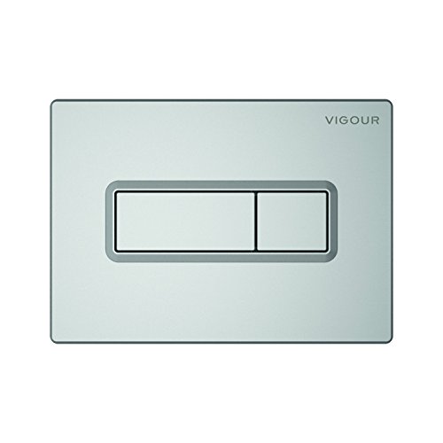 VIGOUR WC-Betätigungsplatte seidenmatt verchromt VIGOUR WC-Betätigungsplatte seidenmatt verchromt von VIGOUR