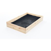 Viking Choice - Gemüsegartenbox - Zuchtbox - 140x120x18 cm - Holz - mit Bodenplane von VIKING CHOICE