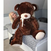 Großer Teddybär - Ich liebe dich - Weich - Braun von VIKING CHOICE