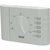 Elektronischer Wandthermostat ON/OFF Rad Batteriebetrieben Weiß Vimar 02900.1 von VIMAR