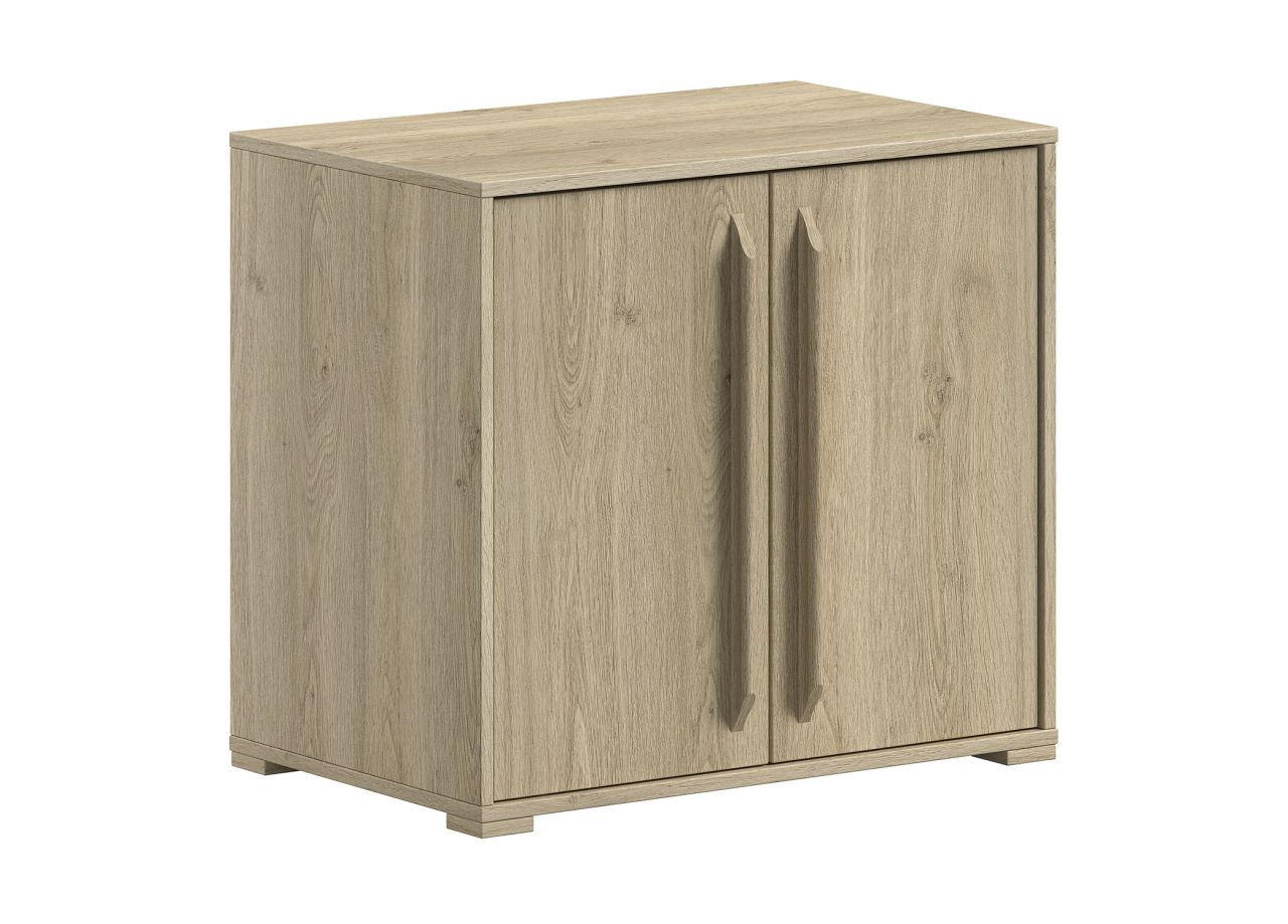 Kommode mit 2 Türen Aufbewahrungsschrank Sideboard Schrank Eichefarbig Kommode mit 2 Türen Aufbewahrungsschrank Sideboard Schrank Eichefarbig von VIPACK