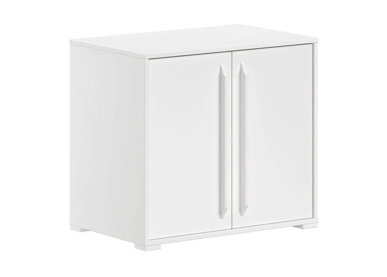 Kommode mit 2 Türen Aufbewahrungsschrank Sideboard Schrank Weiß Kommode mit 2 Türen Aufbewahrungsschrank Sideboard Schrank Weiß von VIPACK