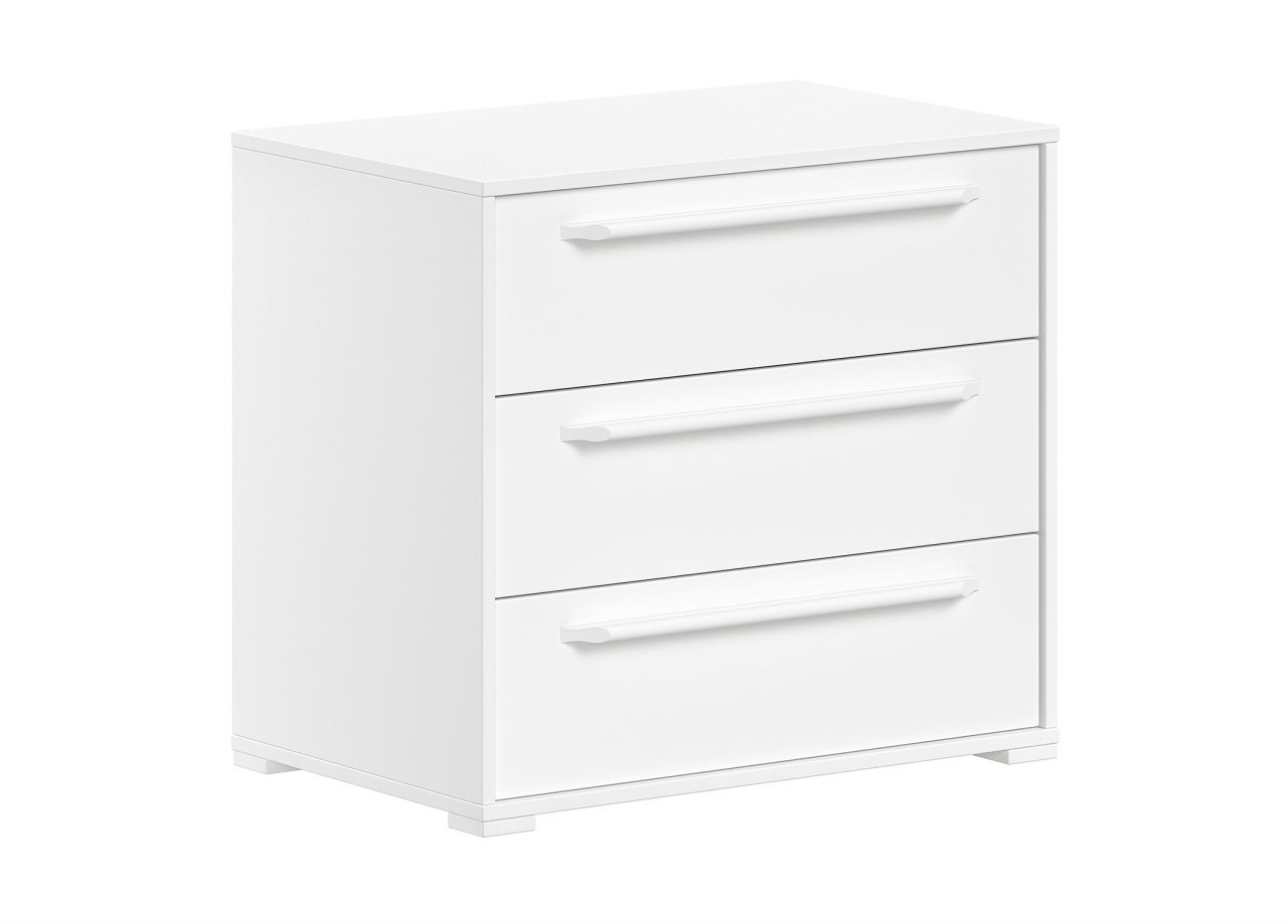 Kommode mit 3 Schubladen Aufbewahrungsschrank Sideboard Schrank Weiß Kommode mit 3 Schubladen Aufbewahrungsschrank Sideboard Schrank Weiß von VIPACK