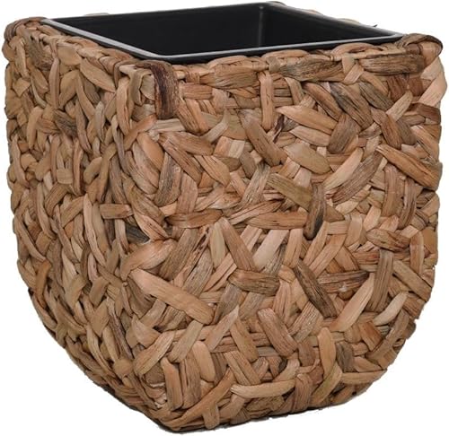 VIVANNO Pflanzkübel Blumenkübel Pflanzgefäß Wasserhyazinthe Natur WILD - 40 x 35 x 35 cm von VIVANNO