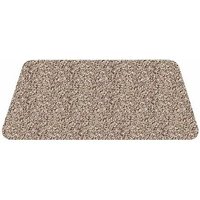 Trockenlaufmatte / Fußmatte - Aquastop - Beige - 50 x 80 cm - Baumwolle mit hoher Wasseraufnahme & Antirutsch-Unterseite von VIVOL