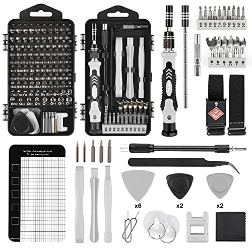 145 in 1 Feinmechaniker Werkzeug Set, VMAN Feinmechaniker Schraubendreher Set Magnetisch, Präzisionsschraubendreher mit Schraubenausdreher S2 Stahl, Reparatur Werkzeug Set für Handy, Computer von VMAN