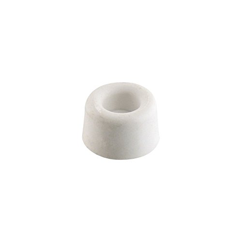 VYNEX Bodenstopper aus Gummi, weiß, D: 25 mm x 4, Unbekannt, one Size von VYNEX