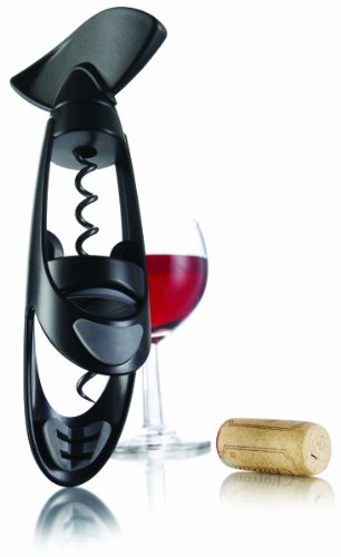Vacu Vin- 68814606- Korkenzieher Twister schwarz Geschenkpackung von Vacu Vin