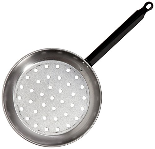 Vaello La Valenciana Rotisserie aus poliertem Stahl, 26 cm, Legierter, Silber von Vaello Campos S. L.