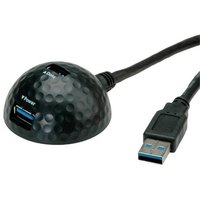 Value USB-Kabel USB 3.2 Gen1 (USB 3.0 / USB 3.1 Gen1) USB-A Stecker, USB-A Buchse 1.50m Schwarz Gesc von Value