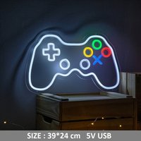 Led Spielkonsole Neon Schild Mit Acrylplatte Dekor Game Controller Neonlicht Zuhause Schlafzimmer Junge Spiel Liebhaber Wand von Vannarithlighting