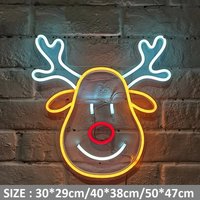 Weihnachten Rentier Neon Schild Neonlicht Mit Acrylplatte Deer Dekor Weihnachtsdekor Weihnachtsgeschenk von Vannarithlighting