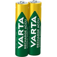 2 VARTA Akkus RECHARGE ACCU Power Micro AAA 1.000 mAh von Varta