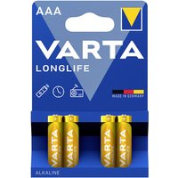 Longlife aaa Bli 4 Micro (AAA)-Batterie Alkali-Mangan 1200 mAh 1.5 v 4 St. - Varta von Varta