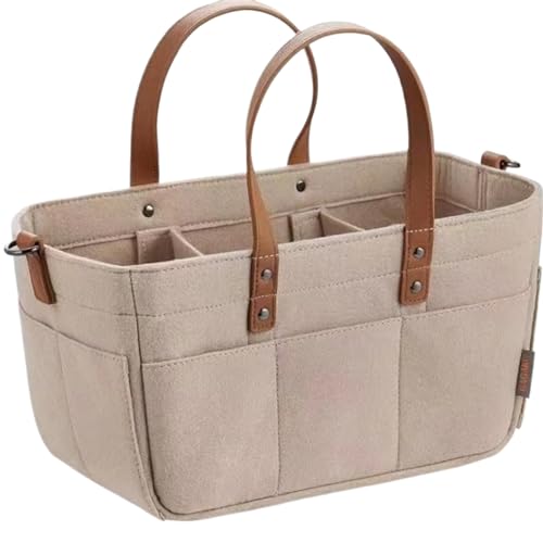 Baby Windel Windel Caddy, tragbare Windel -Windel -Taschen Organizer, faltbarer Kindergarten Caddy Filz -Babybeutel -Wickeltisch Organizer Neugeborene Essentials für Windeln und Babytücher Khaki Baby Windel Windel Caddy, tragbare Windel -Windel -Taschen Organizer, faltbarer Kindergarten Caddy Filz -Babybeutel -Wickeltisch Organizer Neugeborene Essentials für Windeln und Babytücher Khaki von Veesper