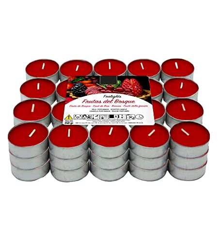 Velas Lumar Duft-Teelichter, Packung mit 60 Beeren von H HANSEL HOME