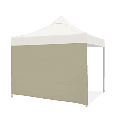 Velity Pavillon-Seitenteil, Baldachin-Seitenwand, für 3 x 3 m Pavillons mit geradem Bein, Sonnenschutz, winddicht und Privatsphäre, nur Seitenwand, Beige von Velity