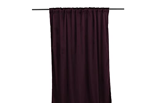 Mary Curtain Polyester/velvet - Plum / - 250*135 von Venture Home