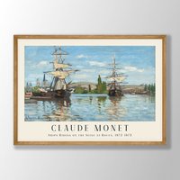 Claude Monet Kunstdruck | Gemälde, Wandkunst, Jugendstil Drucke, Ausstellung Kunst, Bauernhaus Dekor, Küsten Dekor von VenusseArt