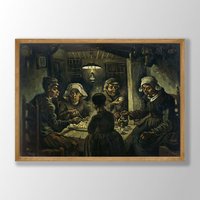 Van Gogh Druck | Die Kartoffelesser, Poster, Museumsausstellungsplakat, Gemälde, Museumsdrucke, Modernes Wohndekor von VenusseArt