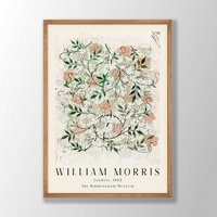 William Morris Kunstdruck | Poster, Jasmin Wandkunst, Jugendstil Druck, Blumen Küchen von VenusseArt