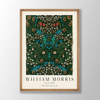 William Morris Kunstdruck | Poster, Tulpenwandkunst, Jugendstil Druck, Tulpendruck, Blumenwandkunst, Küchenkunstdruck von VenusseArt