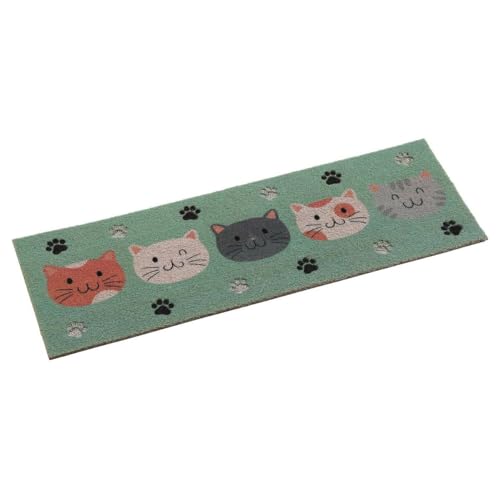 Versa Fußmatte Katzen Thermoplast Kokosfaser 25 x 5 x 75 cm von Versa