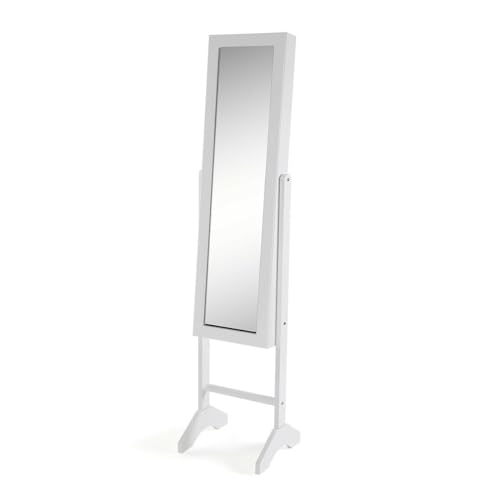 Versa Standspiegel weiß 33,5 x 153 x 35,2 cm Versa Standspiegel weiß 33,5 x 153 x 35,2 cm von Versa