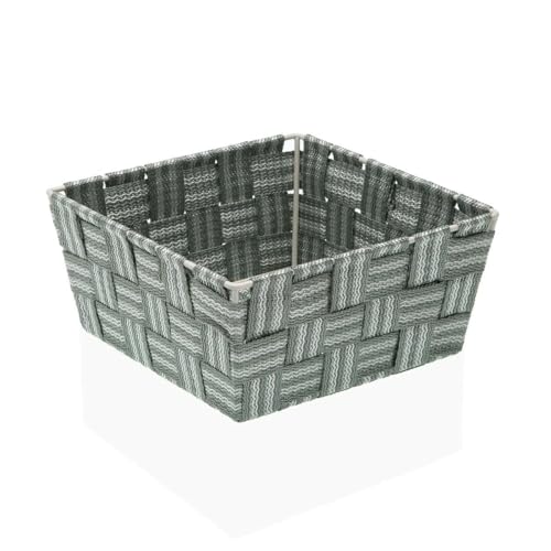 Versa Korb, Quadratisch, Grau, Textil, 19 x 9 x 19 cm Versa Korb, Quadratisch, Grau, Textil, 19 x 9 x 19 cm von Versa