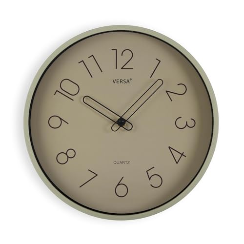 Versa-Wanduhren im klassischen Stil, Maße (H x L x B) 30 x 4 x 30 cm, Grau Versa-Wanduhren im klassischen Stil, Maße (H x L x B) 30 x 4 x 30 cm, Grau von Versa