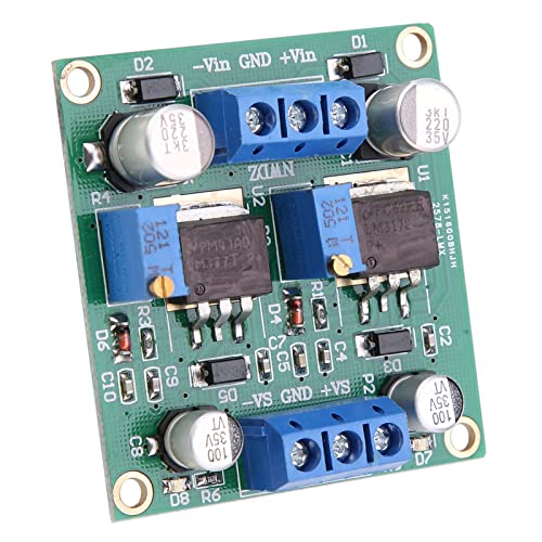 Stabiles Leistungsmodul, Linear einstellbar Spannungsreglermodul, LM317/337 Positiver und negativer Spannungsregler Stabilisierendes Leistungsmodul von ViaGasaFamido