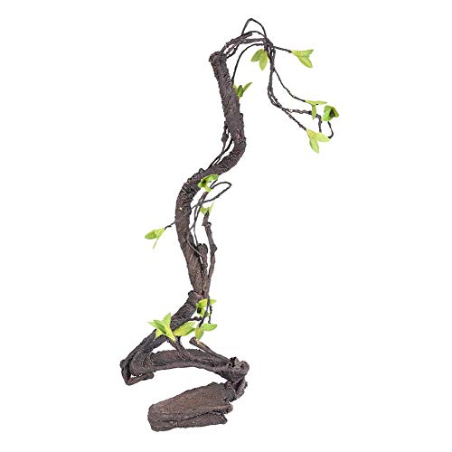 ViaGasaFamido Reptile Künstliche Pflanzen Flexible Biegbare Künstliche Baumrebe Dschungelreben Terrarium Käfig Lebensraum Dekor für Eidechse Spinne Chamäleon Schlangen Gecko(S.) von ViaGasaFamido