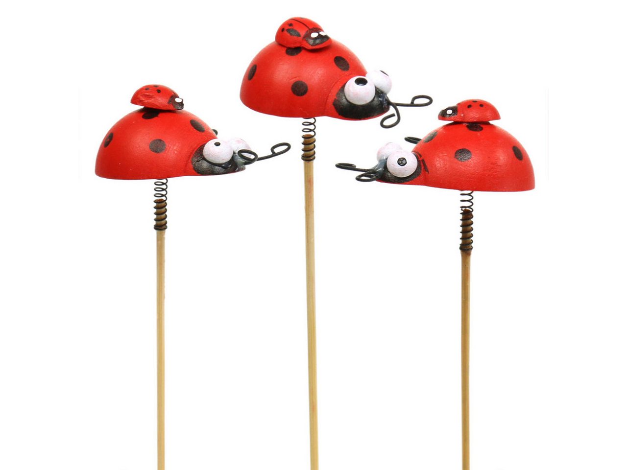 Viana Gartenstecker Deko Marienkäfer Stecker Holz Rot Schwarz Glücksbringer Viana Gartenstecker Deko Marienkäfer Stecker Holz Rot Schwarz Glücksbringer von Viana