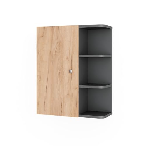 Vicco Hängeschrank Fynn, Anthrazit, 47.2 x 59.2 cm Vicco Hängeschrank Fynn, Anthrazit, 47.2 x 59.2 cm von Vicco
