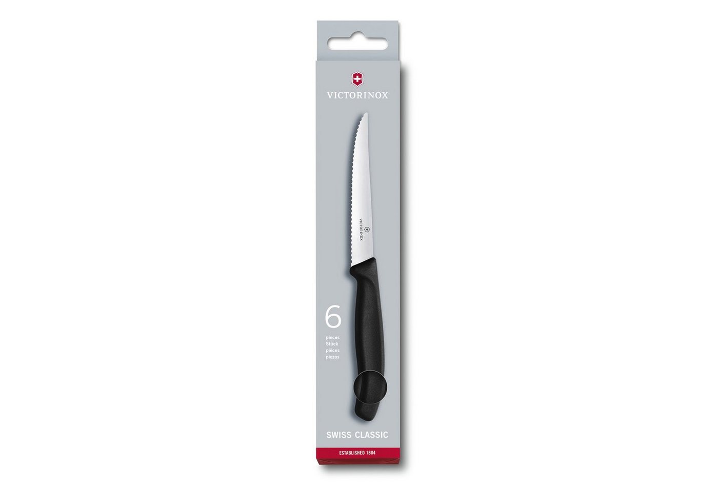 Victorinox Messer-Set Swiss Classic Steakmesser-Set, 6-teilig von Victorinox