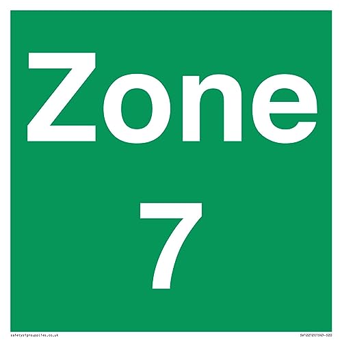 Zone 7 Schild – 200 x 200 mm – S20 von Viking Signs