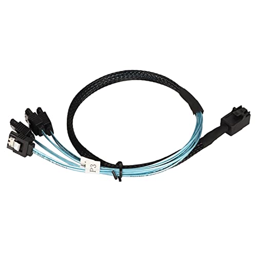 Vikye -SAS-HD-Kabel, 1,6 Fuß -SAS-SFF-8643-zu-SAS-36-Pin-SFF-8087-Kabel, Zweikanal, 12 Gbit/s Datenübertragungsgeschwindigkeit, Verzinnter Kupferkern (0,5 m/19,7 Zoll) von Vikye