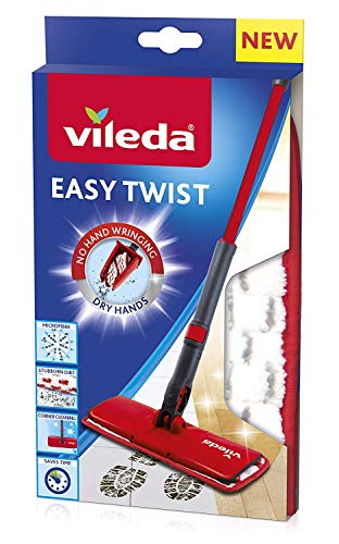 Vileda 2 x EasyTwist Wischmopp zum Nachfllen, Rot, Microfaser, Boden Vileda 2 x EasyTwist Wischmopp zum Nachfllen, Rot, Microfaser, Boden von Vileda