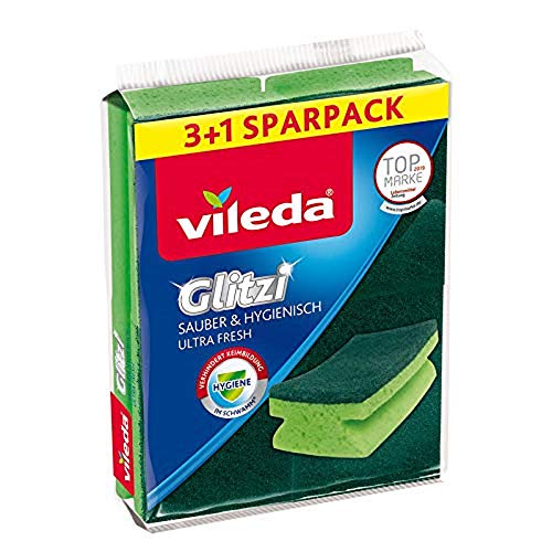 Vileda Glitzi Sauber & Hygienisch Reinigungsschwamm, 4er Pack von Vileda