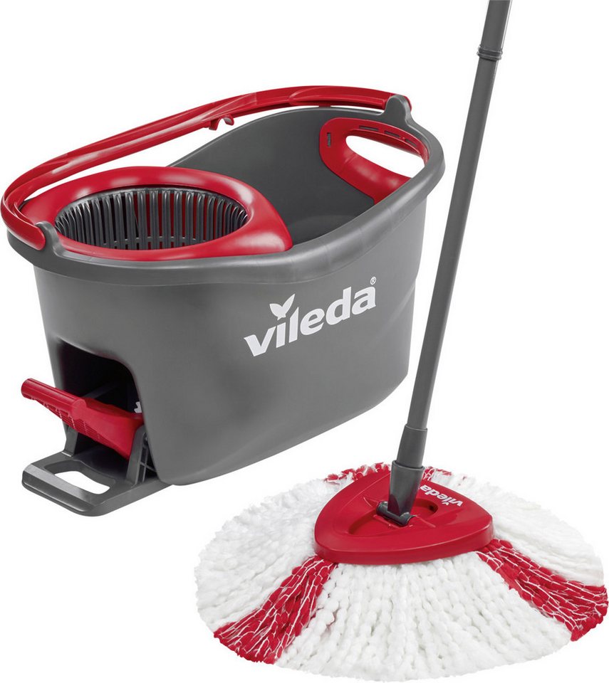 Vileda Wischmopp Vileda Turbo Easy Wring & Clean Wischmop-Set Vileda Wischmopp Vileda Turbo Easy Wring & Clean Wischmop-Set von Vileda
