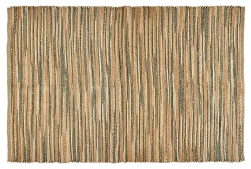 Villa Collection Vem Teppich 120 x 180 cm Grün/Natur/Rosa von Villa Collection